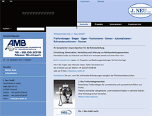 Tablet Screenshot of neu-gmbh.de